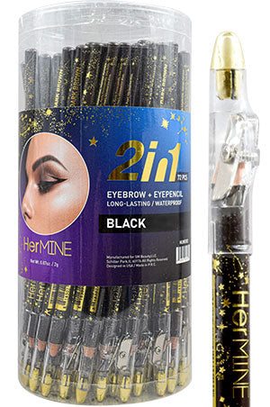 HERMINE 2 In 1 Eyebrow+Pencil
Sareya Beauty Supply Store in Calgary Alberta Canada